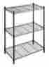 6060-3436 Whitmor Inc Supreme Small 3 Tier 29.9 Three Shelf Shelving Unit 6060-3436 Whitmor Inc Supreme Small 3 Tier 29.9 Three Shelf Shelving Unit