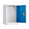 629-02-blu Adiroffice Locker Vented Lockable Lightweight Blue 7445003154153