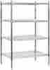 9534s-chr 63-inch Salsbury Industries Stationary Wire Shelving Unit 36-inch Wide By High 820996449733