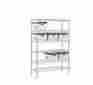 6t60184872c Hdx 48 W X 72 H 18 D Wire Chrome Finish Shelving Storage Unit 6t60184872c Hdx 48 W X 72 H 18 D Wire Chrome Finish Shelving Storage Unit