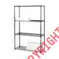 70061 Lorell Industrial Wire 72 H 4 Shelf Shelving Unit Starter
