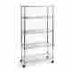 70802 Seville Classics 5 Shelf Steel Wire Shelving System Adjustable Home Storage Organization Unit 748388370802 70802 Seville Classics 5 Shelf Steel Wire Shelving System Adjustable Home Storage Organization Unit 748388370802