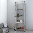 745272078332 Unbranded Adjustable Steel Shelving Height With Wheels Storage 745272078332 Unbranded Adjustable Steel Shelving Height With Wheels Storage
