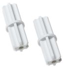 7565100 Closetmaid Superslide Hanging Bar Connector White 075381756518
