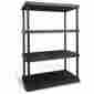 762794 Blue Hawk New 4 Tier Plastic Freestanding Shelving Storage Rack Shelf Organizer 020027249893 762794 Blue Hawk New 4 Tier Plastic Freestanding Shelving Storage Rack Shelf Organizer 020027249893