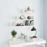 800198 Vidaxl Wall Display Shelf White Chipboard Floating Hanging 8719883673592 800198 Vidaxl Wall Display Shelf White Chipboard Floating Hanging 8719883673592