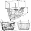 8005 Gridwall Basket Product Display Solutions Case Of 6 Grid Baskets 12 X Black White Or Chrome 8005 Gridwall Basket Product Display Solutions Case Of 6 Grid Baskets 12 X Black White Or Chrome
