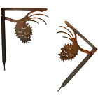 7055 817865020452 Inc Pinecone Shelf Brackets 7055 817865020452 Inc Pinecone Shelf Brackets
