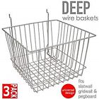 8456c Only Hangers Deep Wire Baskets For Gridwall Slatwall And Chrome