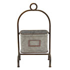 84766 Bins Included Three Hands Decorative Metal Storage Rack 726674847665 84766 Bins Included Three Hands Decorative Metal Storage Rack 726674847665