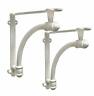 Js-90-064wt 881391010829 Nach Shelf Bracket Pack Antique White Large Js-90-064wt 881391010829 Nach Shelf Bracket Pack Antique White Large