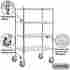 9534m-chr Salsbury Industries Chrome Mobile Wire Shelving Unit 36 Wide By 69 High 24 Deep 9534m-chr Salsbury Industries Chrome Mobile Wire Shelving Unit 36 Wide By 69 High 24 Deep