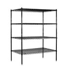 9534s-blk Salsbury Industries Wire Stationary Shelf Shelving Unit Starter 9534s-blk Salsbury Industries Wire Stationary Shelf Shelving Unit Starter