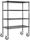9548m-blk Salsbury Industries Mobile Wire Shelving Unit Wide By 696396048568