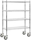 9548m-chr Salsbury Industries Mobile Wire Shelving Unit Wide By 820996449450