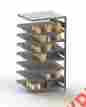 95893 Meta Storage Solutions Inc Clip S3 Gravity Fed Rack 14 St Seven Shelf Shelving Unit Add-on