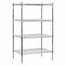 9634s-chr Salsbury Industries Wire Shelving Unit 0820996449856 9634s-chr Salsbury Industries Wire Shelving Unit 0820996449856
