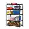 97252 5 Shelves Storage Unit Racks Heavy Duty Warehouse Iron Horse Five Tiers Steel 700537397252