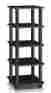 99150ex Furinno Turn-n-tube 28.8 H Four Shelf Shelving Unit