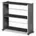 993ant Mayline Company Eastwinds Accent Shelving Three-shelf 31-1 4w X 11d 31h Anthracite 760771644802