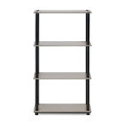 99557gyw-bk Furinno Turn-n-tube 4-tier Multipurpose 816718021738 99557gyw-bk Furinno Turn-n-tube 4-tier Multipurpose 816718021738