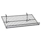 23-1-2 A03060 Kcf Kc Store Fixtures Sloping Shelf Fits Slatwall Grid Pegboard 23-1-2 A03060 Kcf Kc Store Fixtures Sloping Shelf Fits Slatwall Grid Pegboard