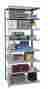 A4513-12hg Hallowell Hi-tech Duty Open Type 7 Shelf Shelving Unit Add-on