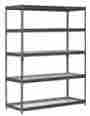 Ab754187 Branco 5-shelf Heavy Duty Steel Shelving Rack Black 709517247129