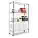 Alesw604818ba Alera New Complete Wire Shelving Unit With Caster Black Anthracite 640206575270