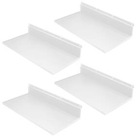 All-189 Alffun 4 Pack Slatwall Shelves 17 X 8 Inch Heavy Duty Metal Display For Sto