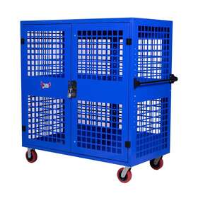 1557-blue American Hawk Industrial Security Cart 60 Inch Wx57 Hx37 D Truck Adjustable Shelf Blue 1557-blue American Hawk Industrial Security Cart 60 Inch Wx57 Hx37 D Truck Adjustable Shelf Blue