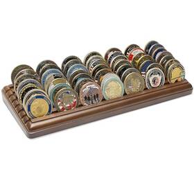 Asmileindeep 742969921803 Challenge Coin Display 7 Rows 100% Solid Wood 49 Coins Walnut Asmileindeep 742969921803 Challenge Coin Display 7 Rows 100% Solid Wood 49 Coins Walnut