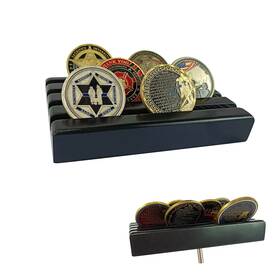 Asmileindeep Mj-skxs1812-2 Military Challenge Coins Display Holder Small Black