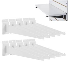 Ayaygd 737055155262 10 Pack Slatwall Knife Shelf Bracket 8 Inch For Shelves Heav
