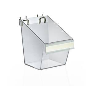 556127 Azar Displays Pack Of 4 Small Display Buckets 5 Inch W X 6 D 7 H With C-channel - 556127 Azar Displays Pack Of 4 Small Display Buckets 5 Inch W X 6 D 7 H With C-channel -