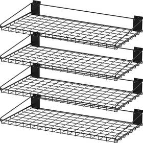Bt370 Beaptcely 4 Pcs Slatwall Wire Shelf 24 X 12 Inch Metal Slat Wall Shelves Heavy Duty Sl Bt370 Beaptcely 4 Pcs Slatwall Wire Shelf 24 X 12 Inch Metal Slat Wall Shelves Heavy Duty Sl