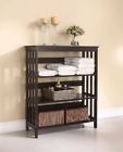 Bm163546 Benzara Wooden Shelf Rack Bm163546 Benzara Wooden Shelf Rack