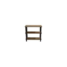 Amba1420 Bolton Furniture Pomona 31 Inch H 2-shelf Metal And Solid Wood Under-window Bookcase