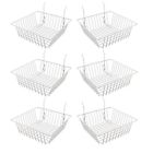 Bsk13-w Econoco Multi Fit White Small Wire Basket For 0841134100972 Bsk13-w Econoco Multi Fit White Small Wire Basket For 0841134100972
