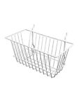 Bsk17-wte Amko Displays Narrow Basket White Color Metal Construc Bsk17-wte Amko Displays Narrow Basket White Color Metal Construc