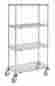 C1836psz Nexel Solid Stem Caster Truck 4 Shelf Shelving Unit C1836psz Nexel Solid Stem Caster Truck 4 Shelf Shelving Unit