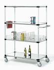 C2436pssb Nexel Solid Stem Caster Truck Shelf Shelving Unit C2436pssb Nexel Solid Stem Caster Truck Shelf Shelving Unit