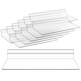 Ssb02912 Chris.w 12pcs Clear Shelves For Slatwall 4x10 In Shelf Hanging Slat Wall Ac Ssb02912 Chris.w 12pcs Clear Shelves For Slatwall 4x10 In Shelf Hanging Slat Wall Ac