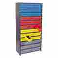 Cl1875-602bl Quantum Storage Closed Shelving System With Euro Drawers Cl1875-602bl Quantum Storage Closed Shelving System With Euro Drawers