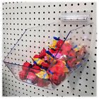 Clear Large Pegboard Acrylic Bin With Peg Adapter Swvbl Clear Large Pegboard Acrylic Bin With Peg Adapter Swvbl
