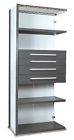 4220vna-bk Closed Add- 84 " 5 Shelf Shelving V-grip Unit 4220vna-bk Closed Add- 84 " 5 Shelf Shelving V-grip Unit
