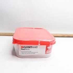 2186600 Closetmaid 350-pk Propack Wire Shelving End Caps Small And Large 2186600 Closetmaid 350-pk Propack Wire Shelving End Caps Small And Large