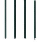 Cmec063 Thunder Group Commercial Box Heavy Duty Green Epoxy Posts For