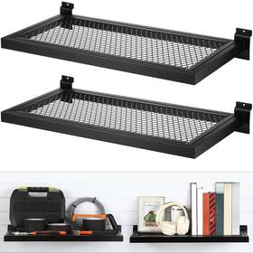 Coume-sr-3071 Coume 2 Pack Slatwall Shelf Metal 23.6 X 11.8 Inch Display Rack Wall Mount Coume-sr-3071 Coume 2 Pack Slatwall Shelf Metal 23.6 X 11.8 Inch Display Rack Wall Mount