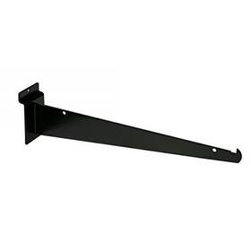 Dazzling Displays 655469107939 8 Inch Black Slatwall Knife Shelf Bracket With Lip - 10 Pcs F Dazzling Displays 655469107939 8 Inch Black Slatwall Knife Shelf Bracket With Lip - 10 Pcs F